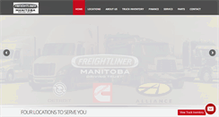 Desktop Screenshot of freightliner.mb.ca